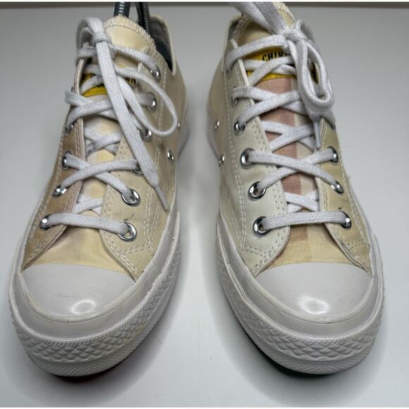 Converse x Chinatown Market Chuck OX Sneaker Unisex Womens 8.5 Canvas Multi Low - Picture 2 of 11